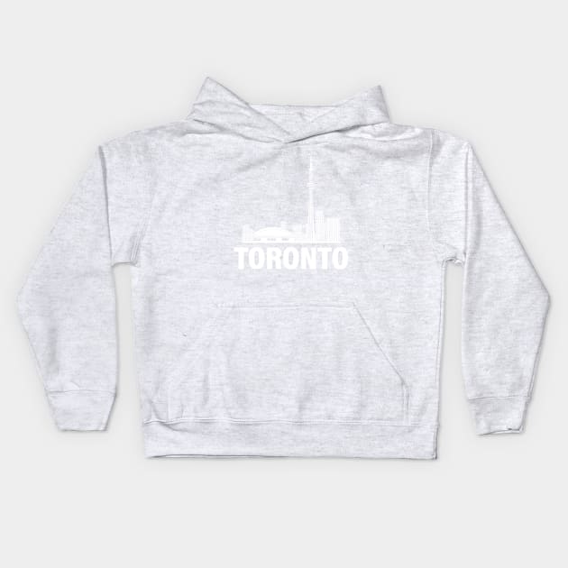 Toronto Skylines Kids Hoodie by koolteas